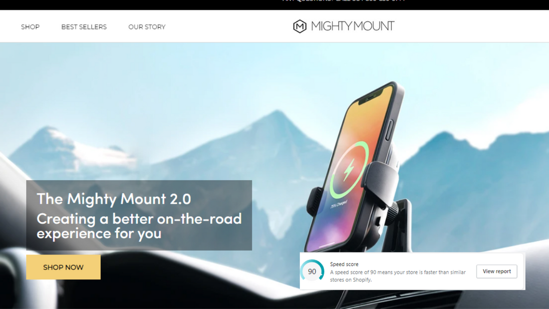 Here's How Mighty Mount Got A Shopify Speed Score Of 90