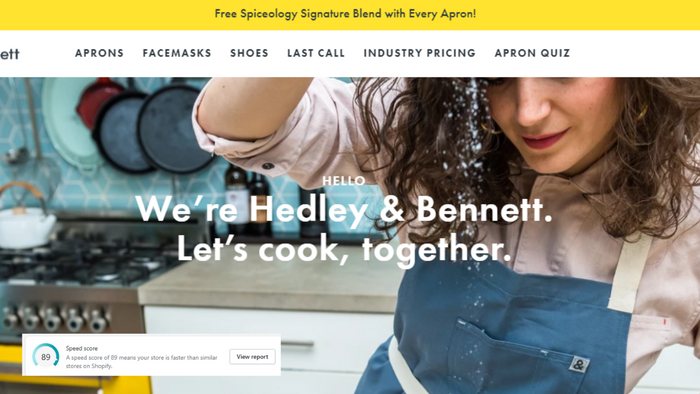 How We Got Hedley & Bennett's Shopify Speed Score To 89